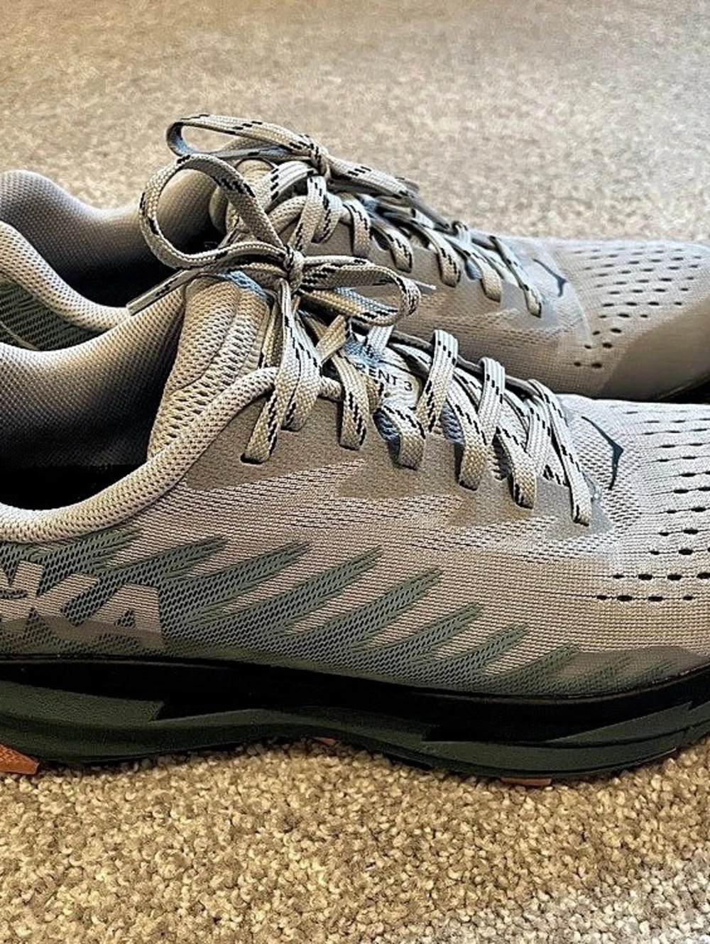 HOKA Torrent 3 Women's Athletic Shoes Gray & Black US 8B